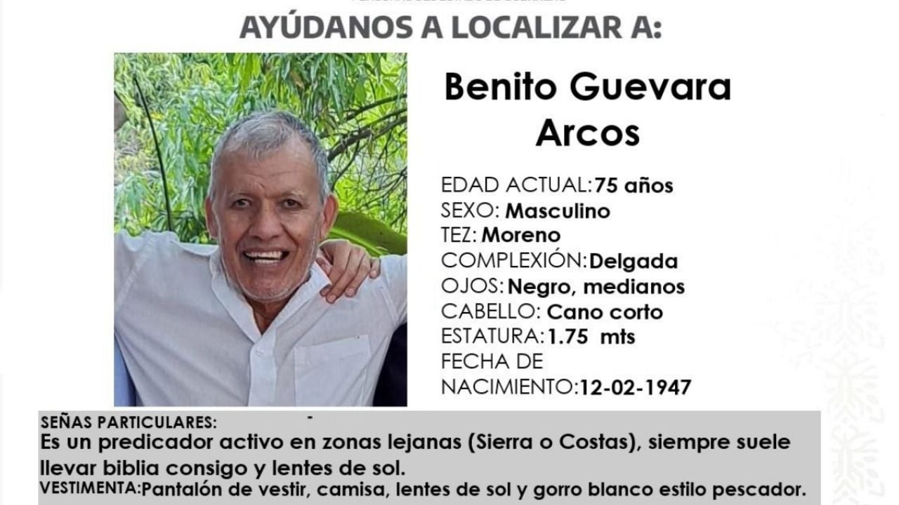 Pastor de 75 años desaparece tras ser secuestrado en Guerrero